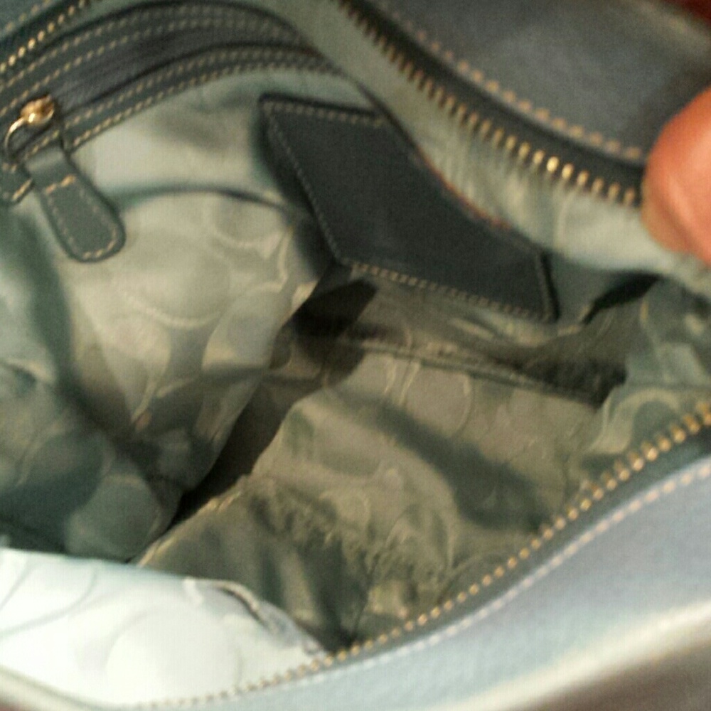 Coach Chambray Leather Bag - Picture 8 of 8